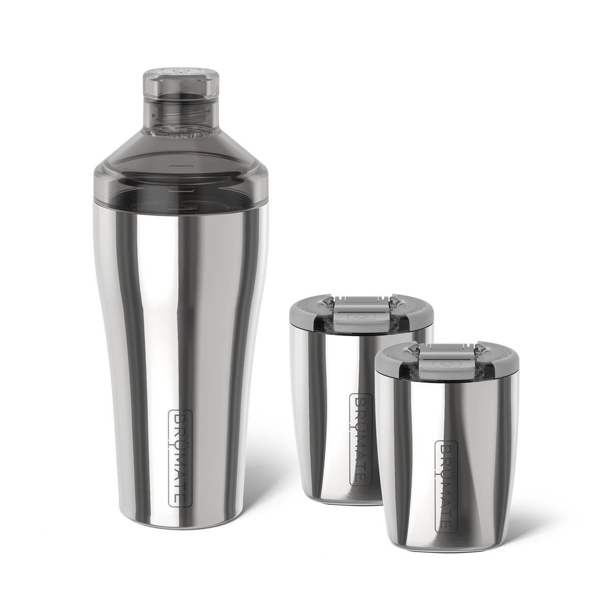 Cocktail Shaker + Rocks Bundle