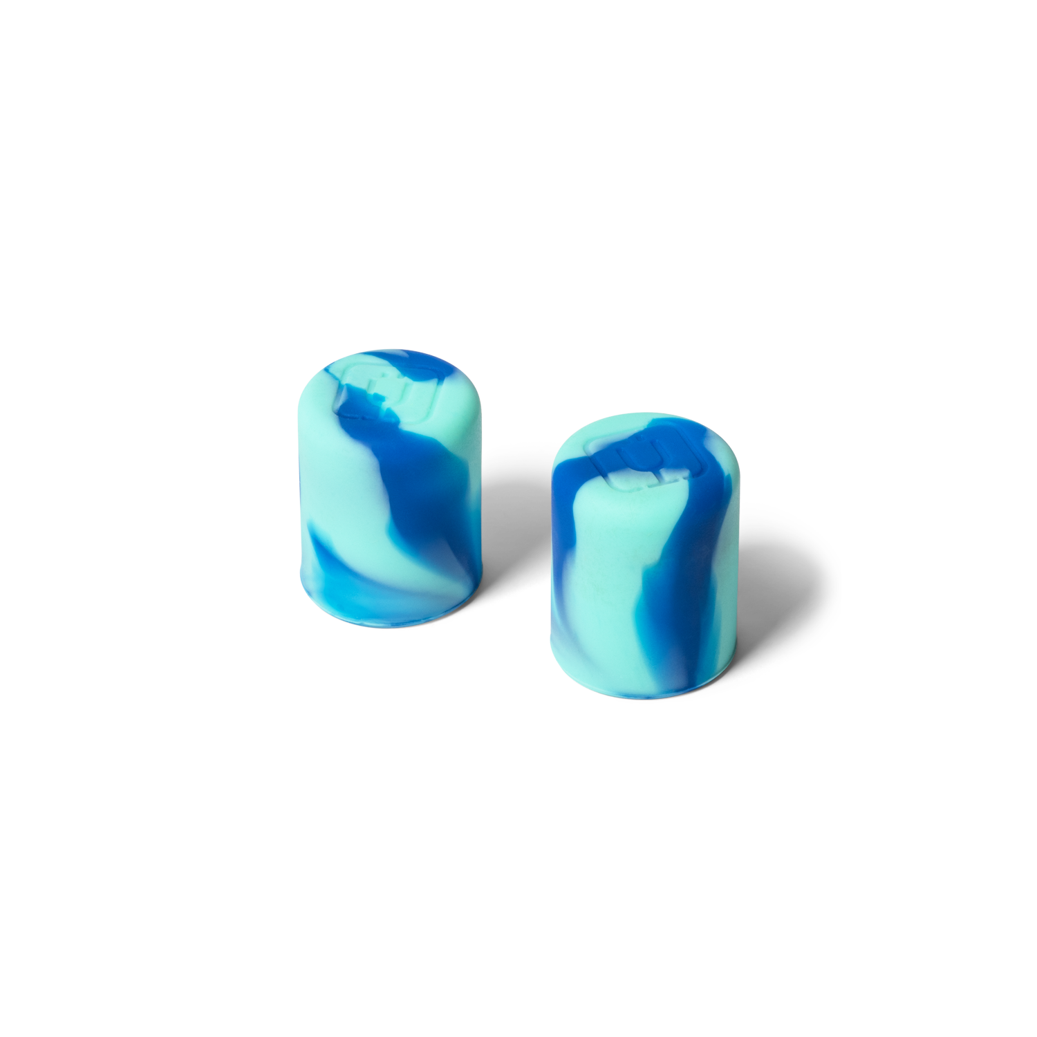 Magnetic Straw Cover | Ocean Swirl | 2-Pack