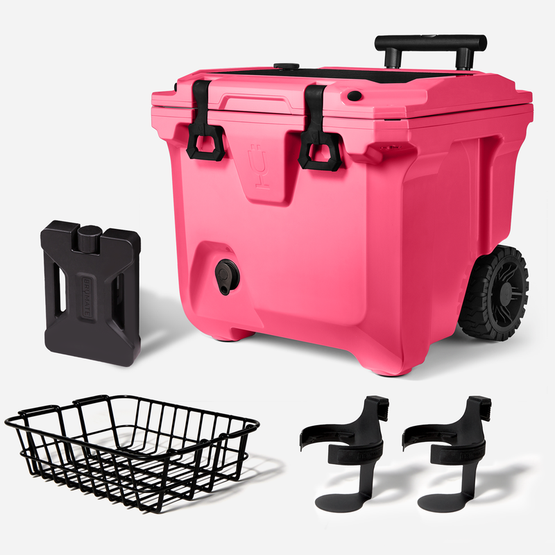 Br Tank 35-Quart Ultimate Day Trip Cooler Bundle | Neon Pink