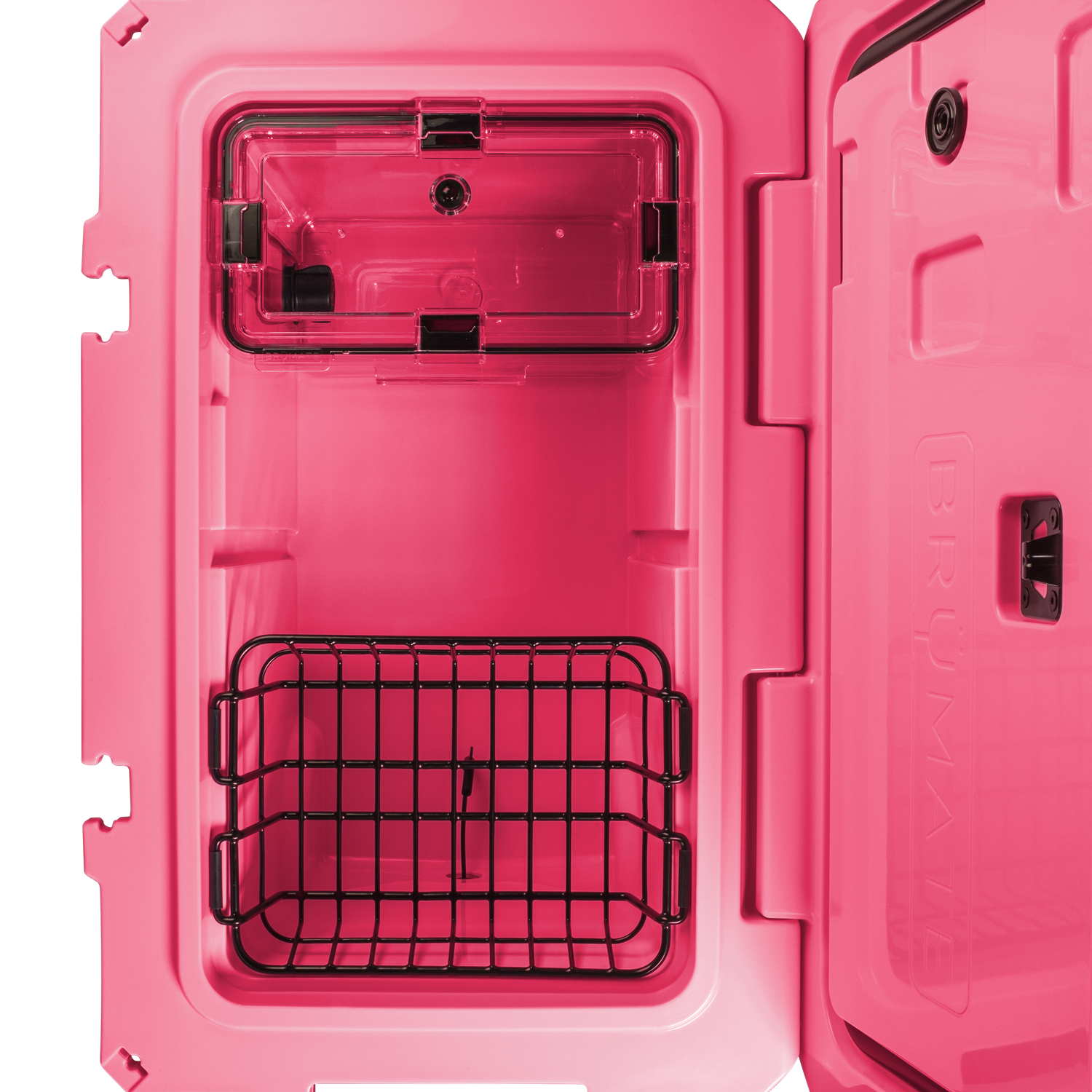 Br Tank 55-Quart Rolling Cooler | Neon Pink
