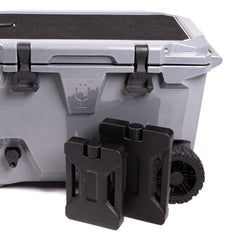 Br Tank 55-Quart Double Drink Holder Cooler Bundle | Ocean Swirl