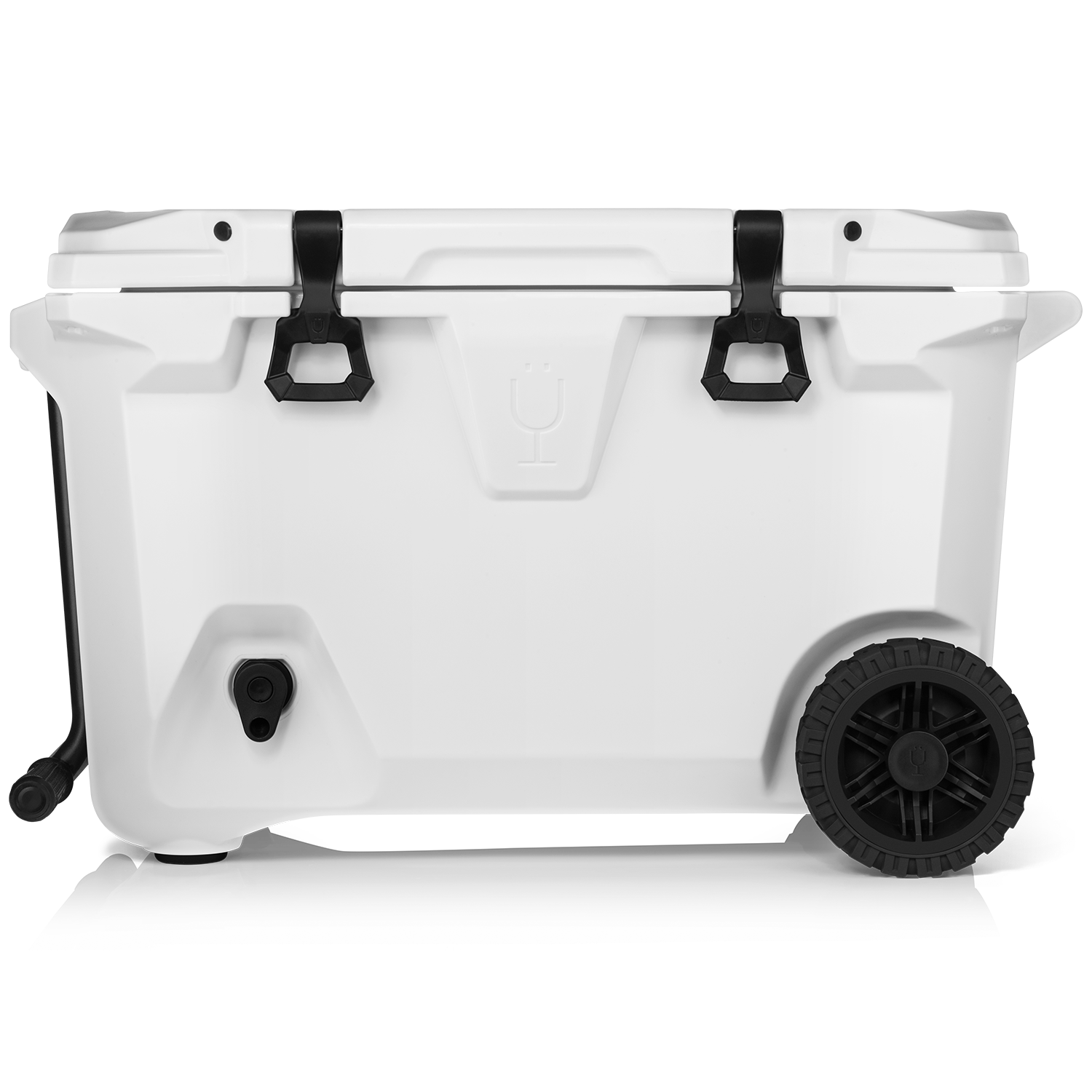 Br Tank 55-Quart Rolling Cooler | Ice White