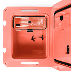Br Tank 35-Quart Rolling Cooler | Papaya